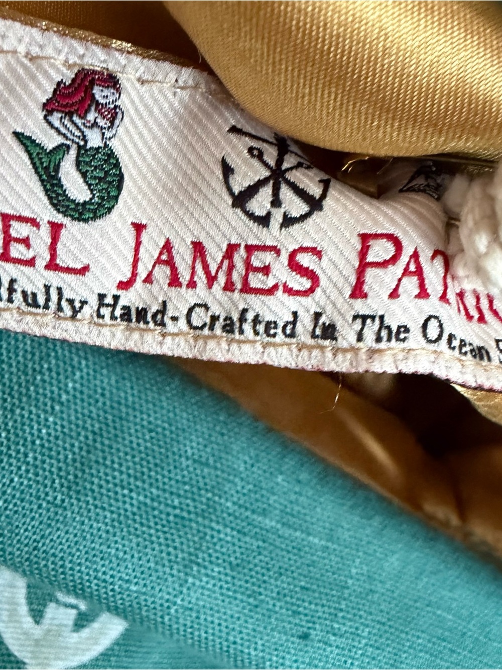 NEW KIEL JAMES PATRICK TURQUOISE ANCHOR ROPE NAUTICAL CROSSBODY - Picture 4 of 14